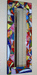 Зеркало в раме с мозаикой из цветного стекла. 180х800 27000р