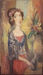 Давид Хабулиани, "Девушка с кувшинами", х.м., размер 85х50